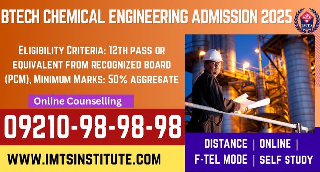 BTech Chemical Engineering Admission 2025: Eligibility, Duration ...